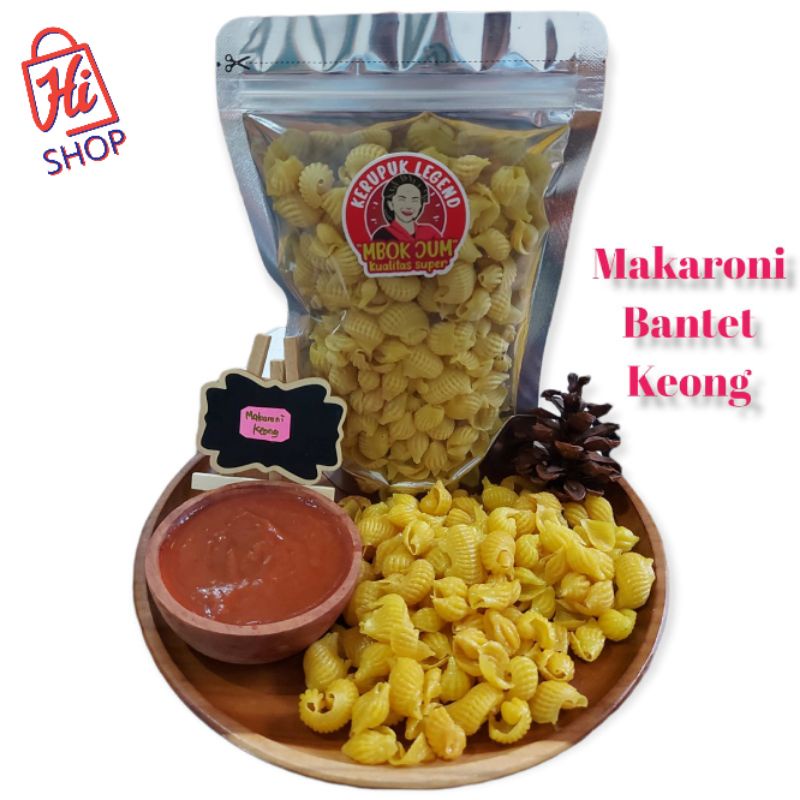 

Kerupuk Mentah Makaroni Bantet Keong Krupuk Kering Kualitas Premium