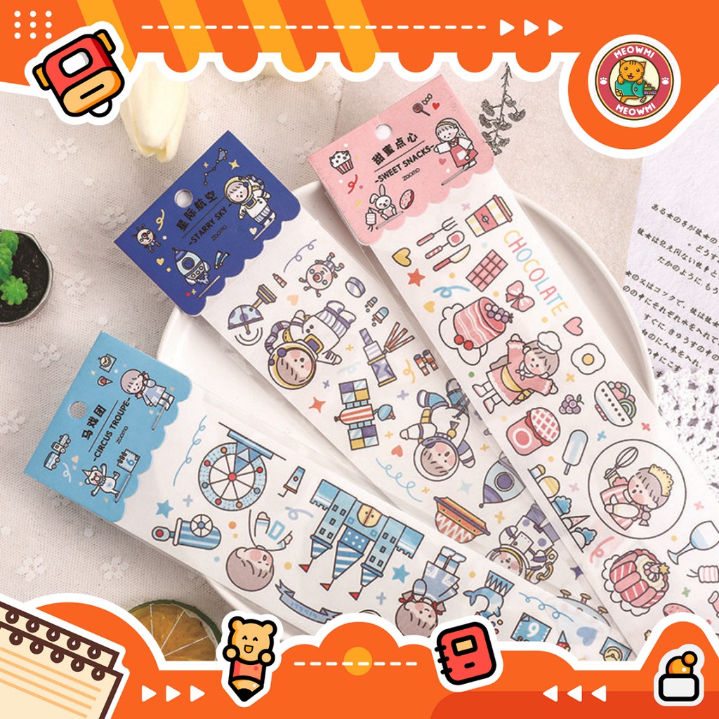 

[MEOWMI] Sticker Planner Diary Karakter Lucu STK0020