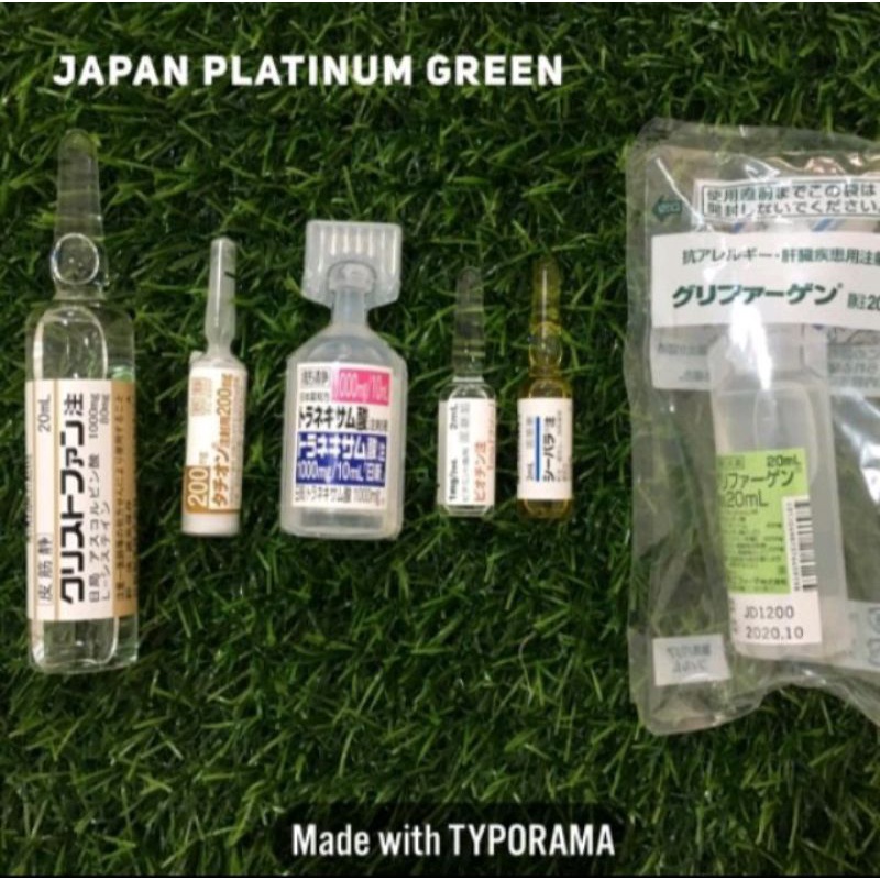 infus pemutih seluruh tubuh