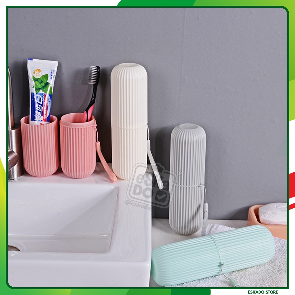 Tempat Sikat Gigi Traveling Box Tabung Odol Toothpaste Travel Holder