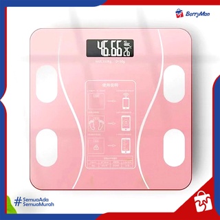 timbangan badan digital body fat monitor with app smart weight scale