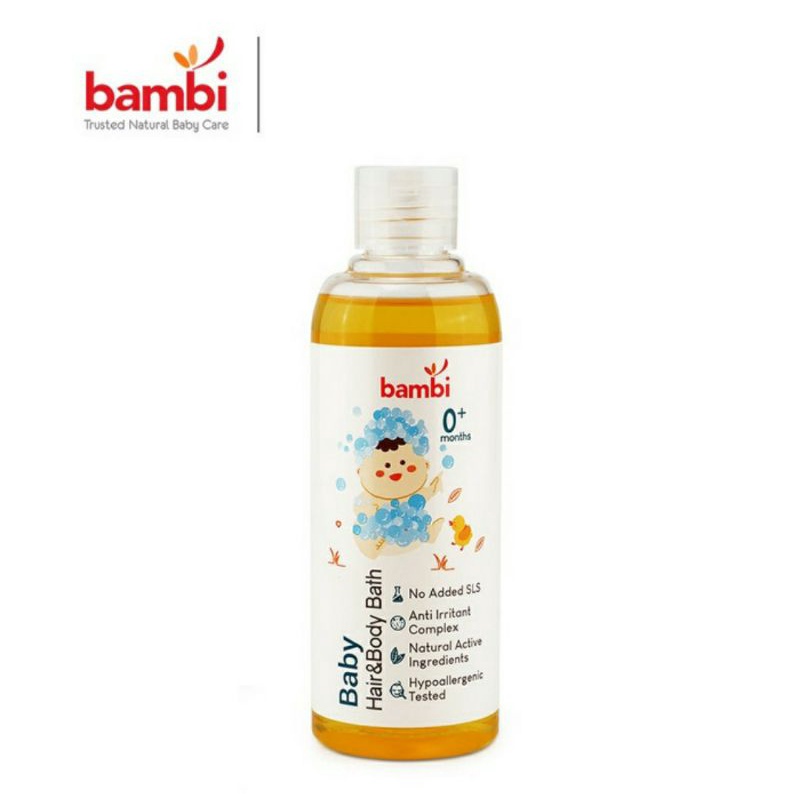 Bambi Baby Hair &amp; Body Bath 200ml