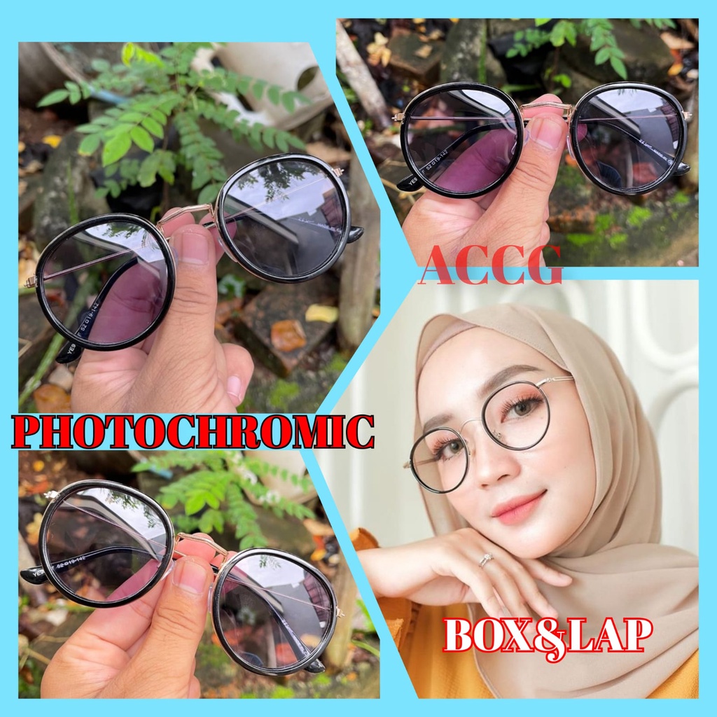 [PROMO] Lensa Photocromic Kacamata Berubah Warna Style Kacamata Anti Radiasi Blueray Unisex AVIATOOR