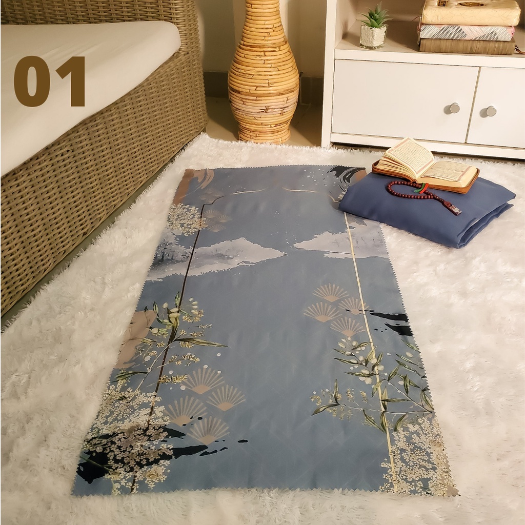 Sajadah Travel - custom nama/ Sajadah Tipis/ Sajadah Lipat