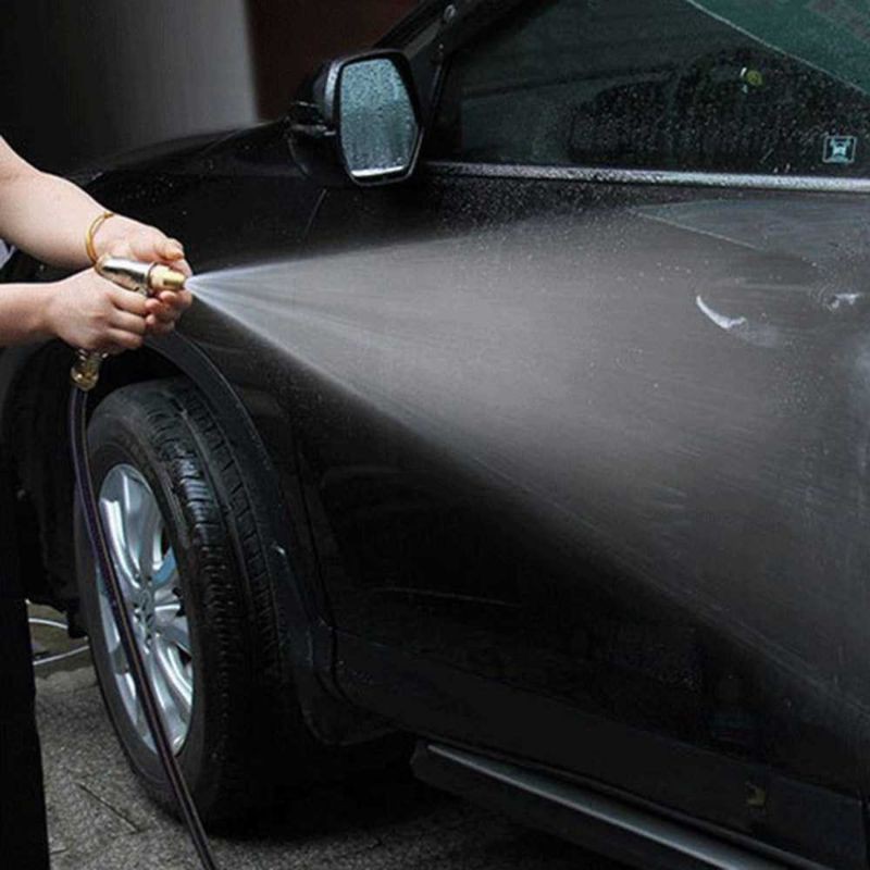 Semprotan Air Carzkool Head Spray Steam Cuci Mobil Motor Pure Copper Water Gun - CZ207 Silver