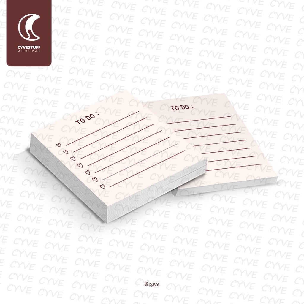 

Memopad Aesthetic | To Do List | Memo | isi 30 sheets