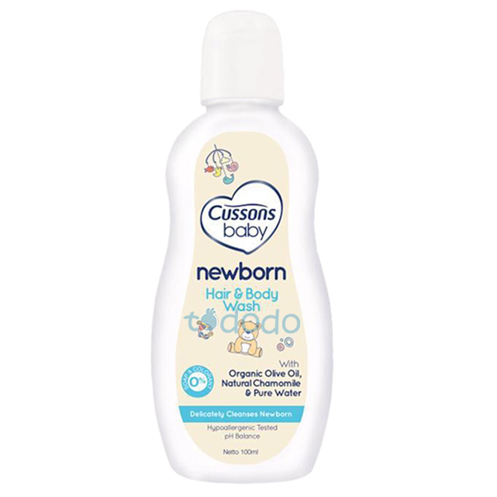 Cussons Baby Newborn Hair &amp; Body Wash - Sabun dan Shampoo Bayi