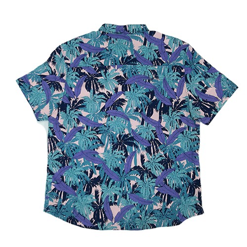 JOY SHADE Men Kemeja Pria Tangan Pendek Palm Tree Print / 0483299 by Divided