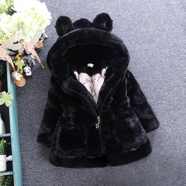 Jaket Bulu tebal bayi dan anak musim dingin Winter Fur jacket kids