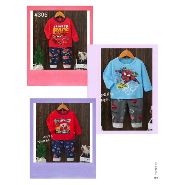 JIJIBEIER Piyama import anak cowok berkualitas