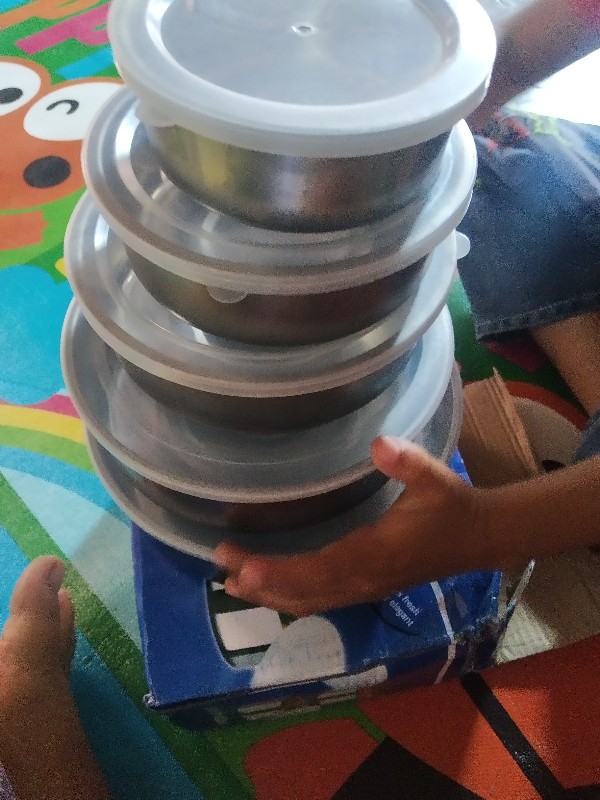 Rantang Stainless Susun 5 Dengan Tutup ( Isi 5 Panci)