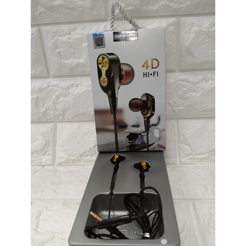 HF HANDSFREE HEADPHONE HEADSET EARPHONE AT-108 H.Kardon