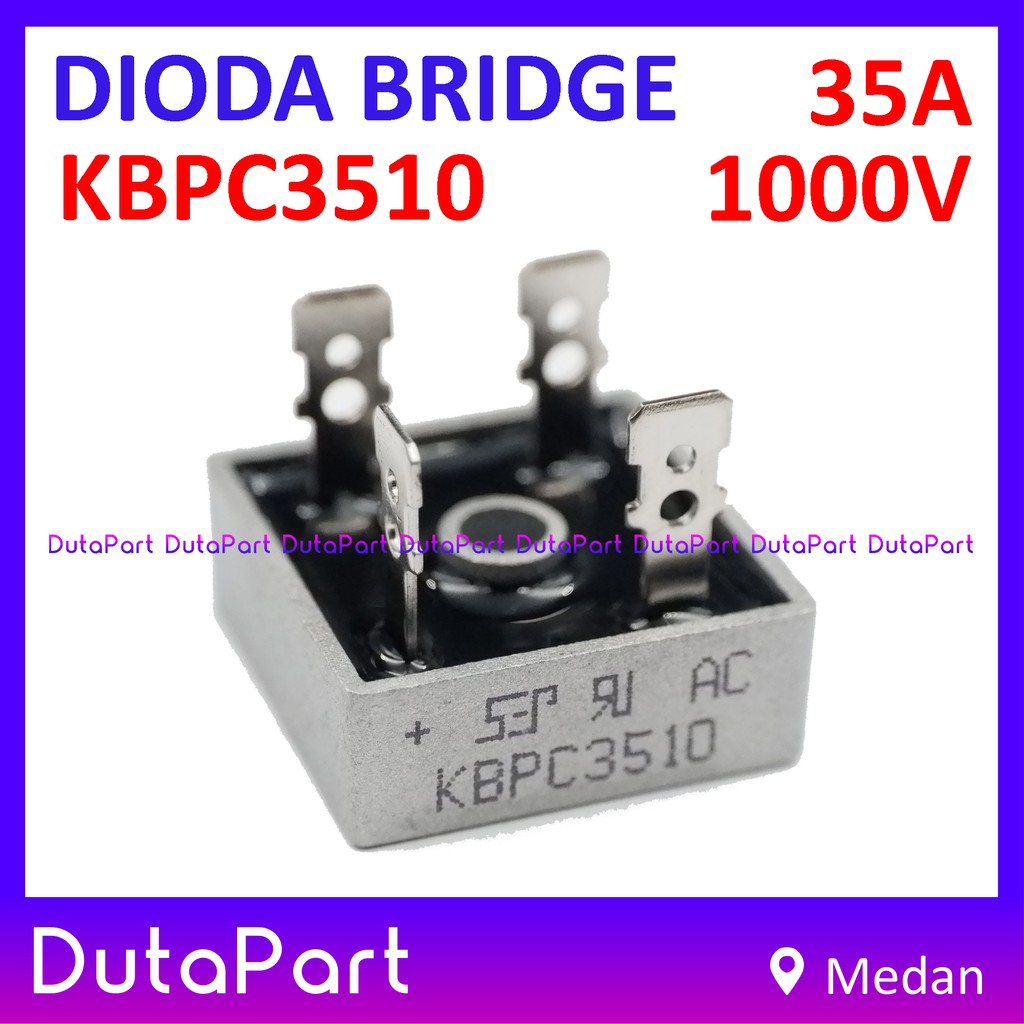 KBPC3510 35A 1000V Kiprok Dioda Jembatan Bridge Rectifier Diode