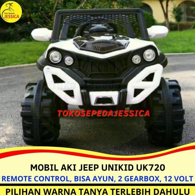 Mobil Aki Remote Control Jeep Unikid UK720 UK 720 bisa Ayun