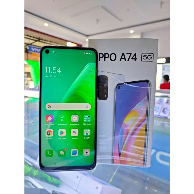 OPPO A74 5G RAM 6/128 SECOND mulus