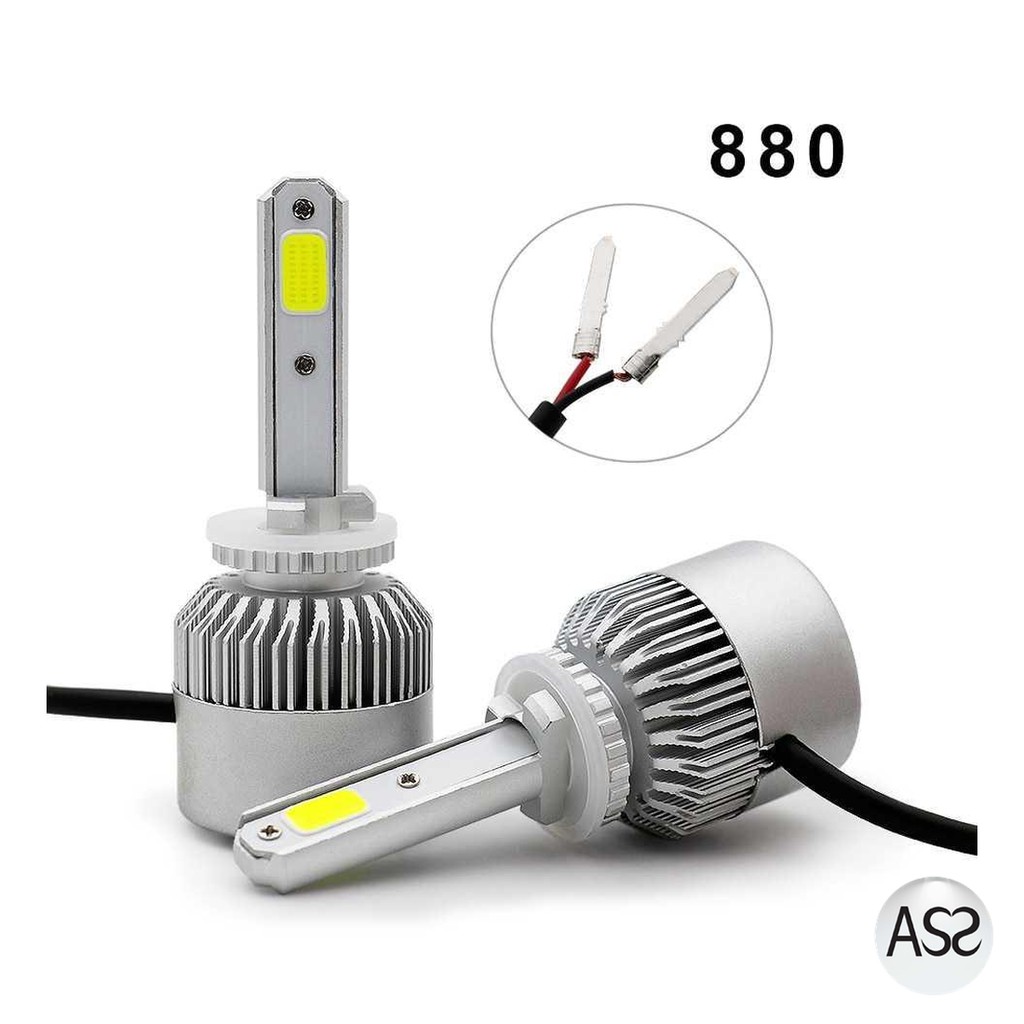 ASS Shop - TaffLED Lampu Mobil LED COB Headlight 8000LM S2 Chip 2 PCS - S2