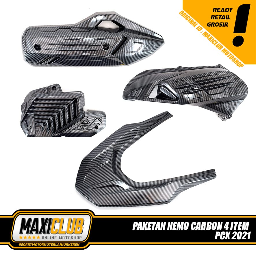 Paketan Variasi  PCX 160 2021 Aksesoris NEMO CARBON