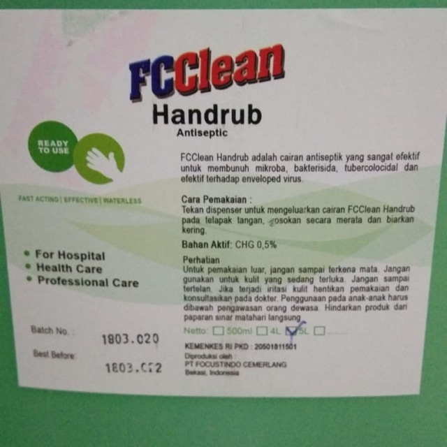 Fc clean hand sanitizer