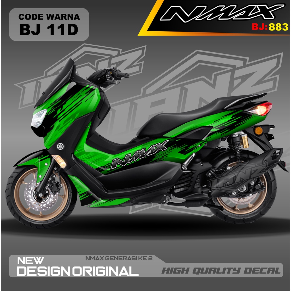 DECAL STICKER NMAX FULL BLOK/ DECAL FULL BODY NMAX / DECAL STIKER FULL BODY NMAX / STIKER DECAL NMAX TERBARU