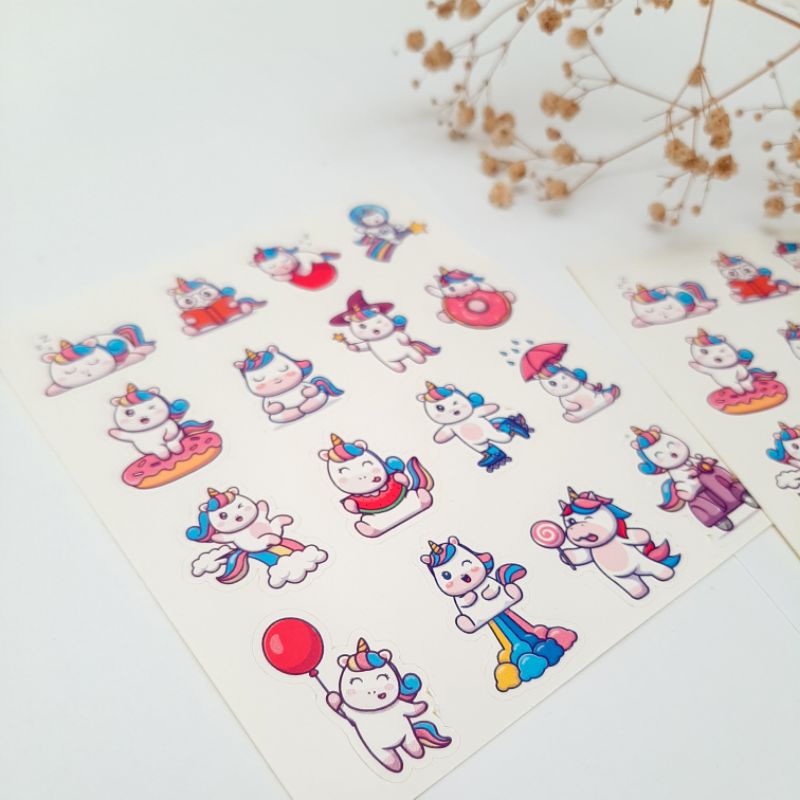 

Stiker Kuda Poni Pelangi / Unicorn