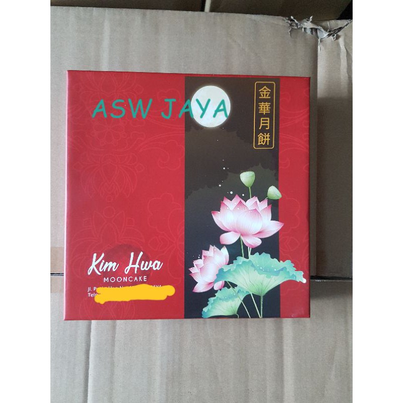 Moon Cake Kim Hwa kacang hitam kenari