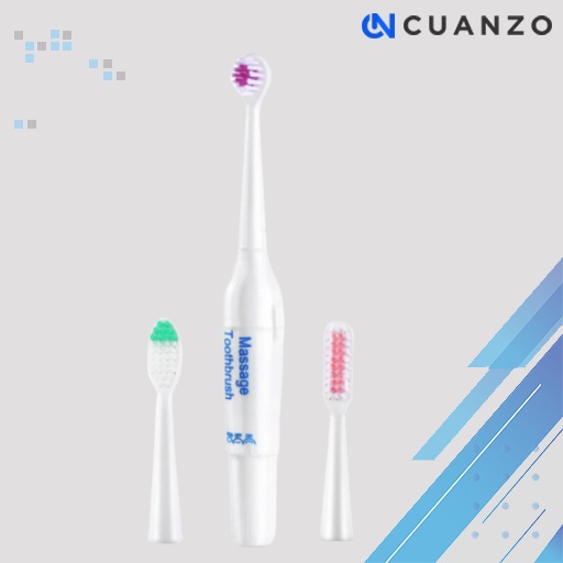 Sikat Gigi Elektrik Dengan 3 Kepala Sikat / Sikat Gosok Gigi Elektrik Anak Dewasa Putar OralB Bentuk