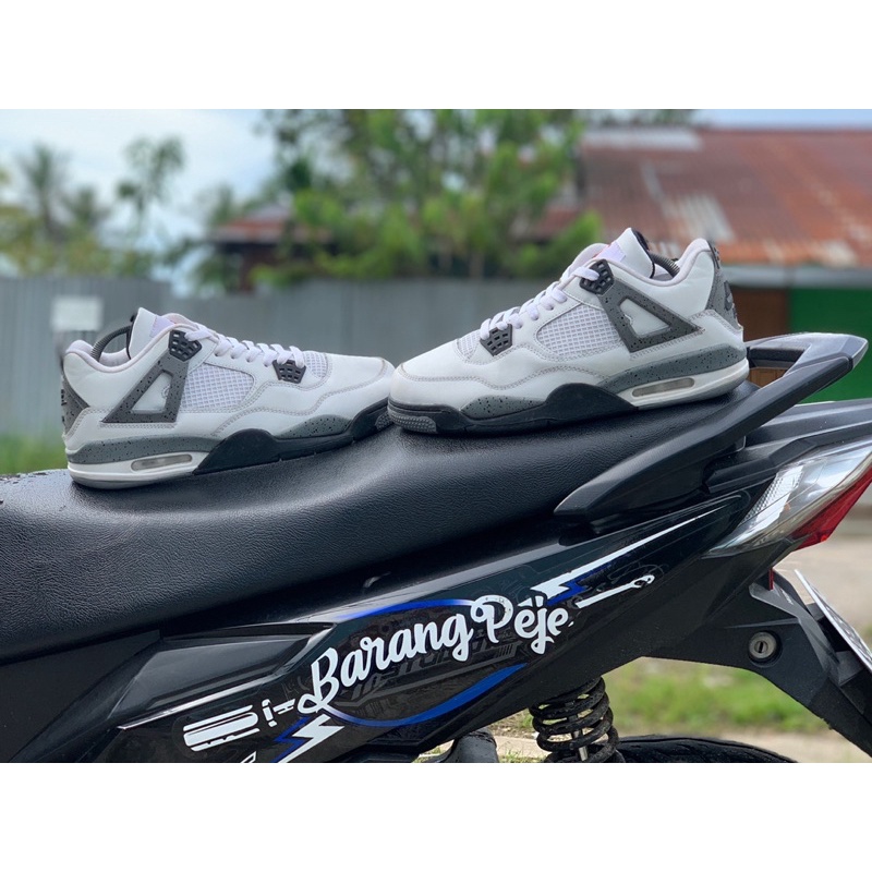 NIKE AIR JORDAN 4 RETRO OG WHITE/FIRE RED-BLK-GREY 840606-192