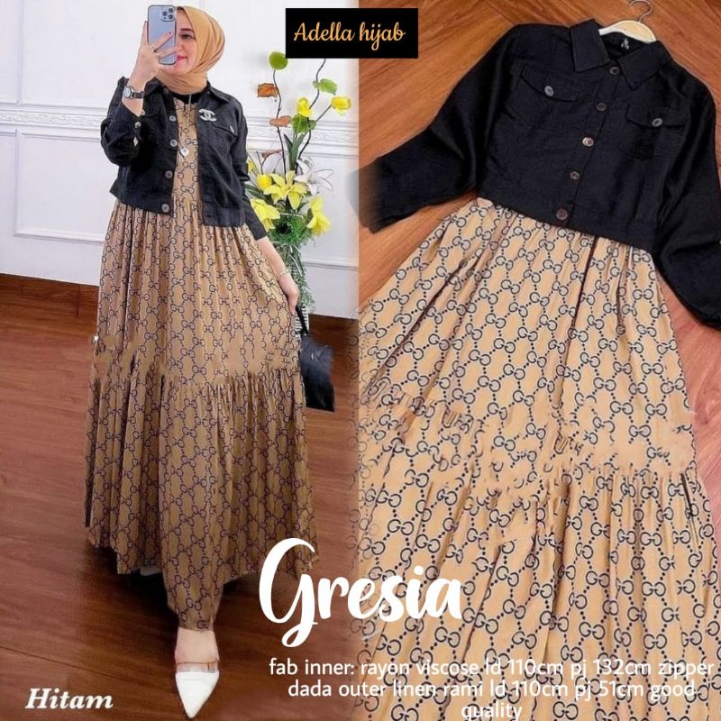 GRESIA GAMIS WANITA TERBARU BY ADELLA