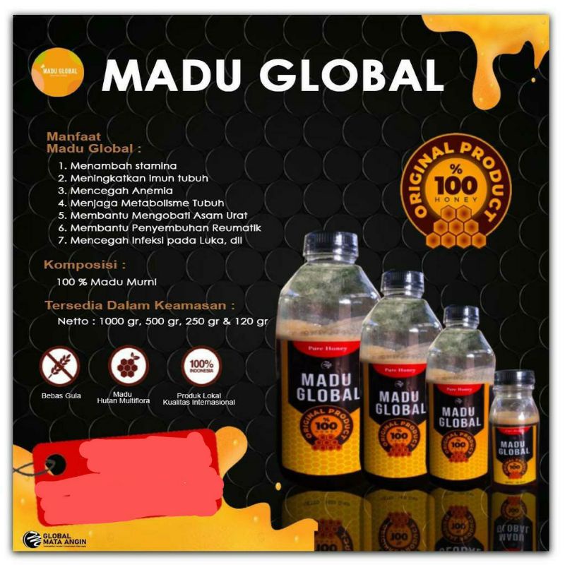 

Madu/MaduMurni/MaduAsli/Apismellifera/500gr