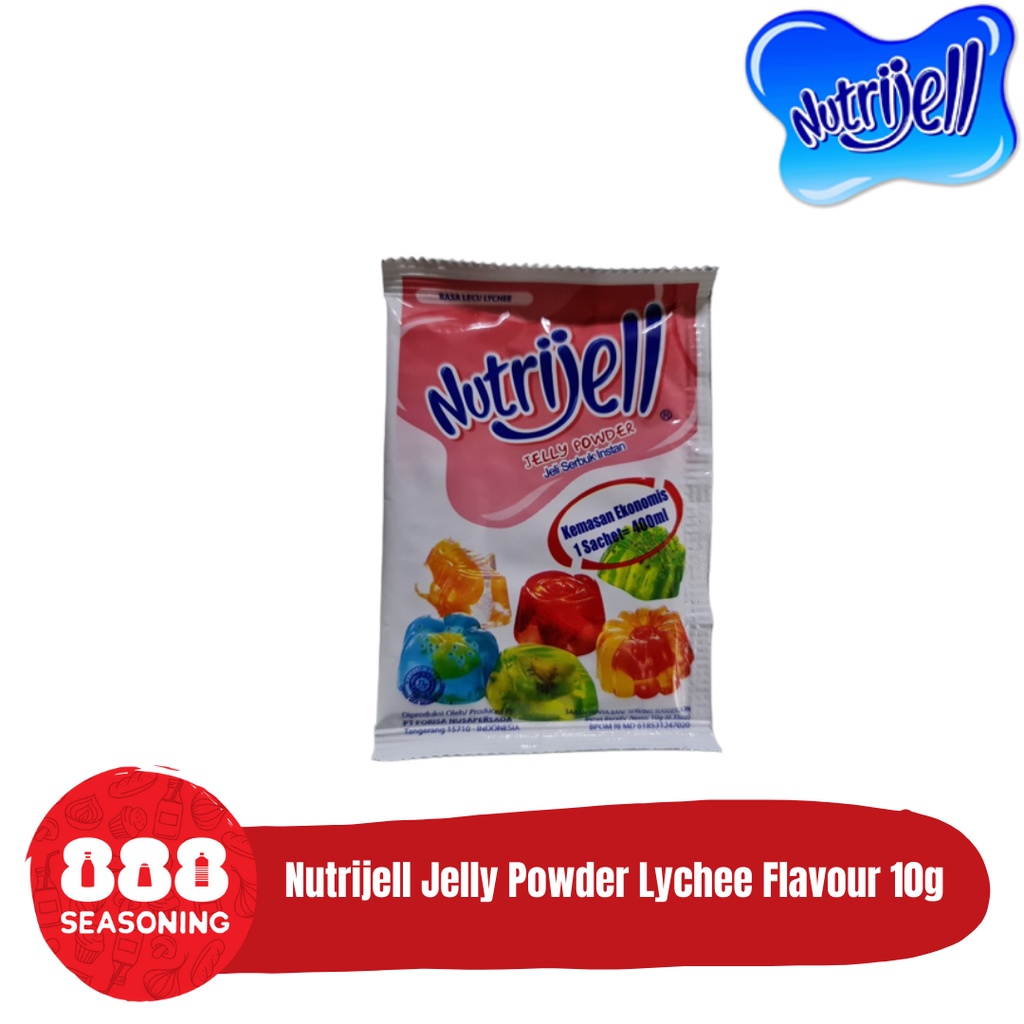 

NUTRIJELL EKONOMIS LECI/ LYCHEE FLAVOUR JELLY POWDER 10g