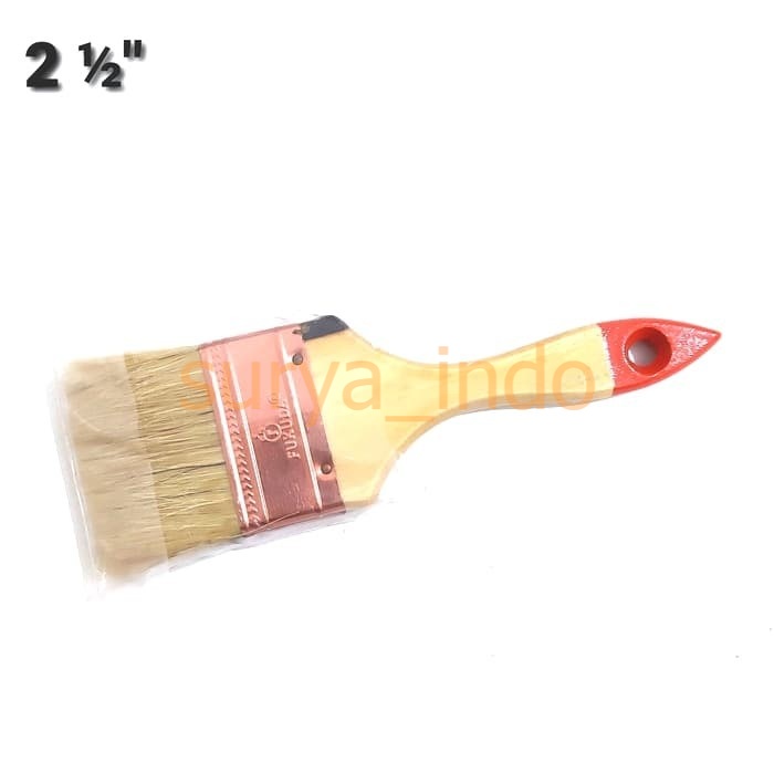 KUAS CAT 2 1/2&quot; INCH MERK FUKUDA SUPER QUALITY PAINT BRUSH