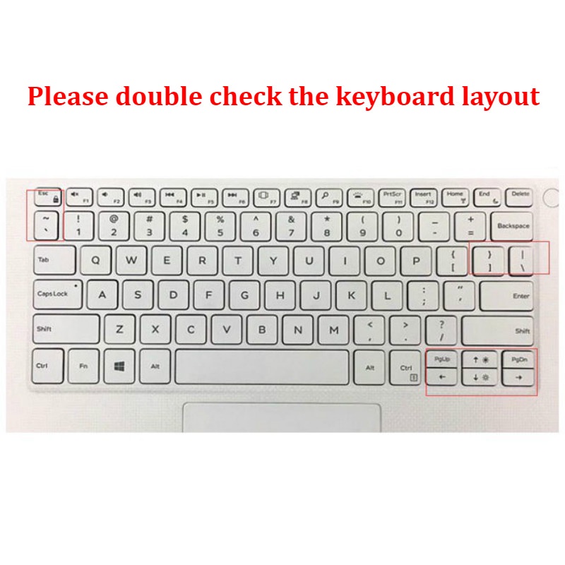 Cover Pelindung Keyboard Laptop Bahan Silikon Lembut Ultra Tipis Untuk Dell Xps13-9370 13.3 Inch