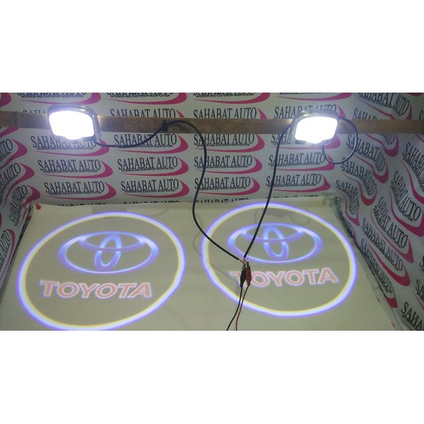 LAMPU LED LOGO TOYOTA UNTUK PINTU