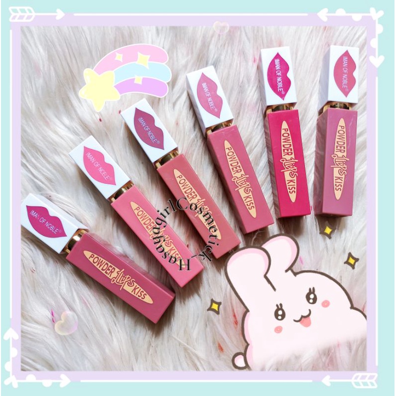 PROMO!! LIPGLOSS IMAN OF NOBLE MATTE POWDER LIPS KISS NO. 1035A