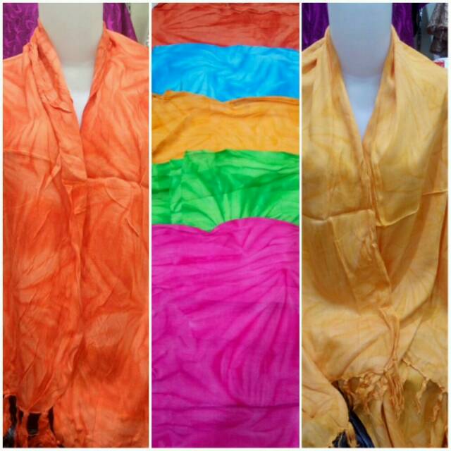 SALE TERMURAH Kain Pantai Bali Warna Cerah Polos Abstrak Random