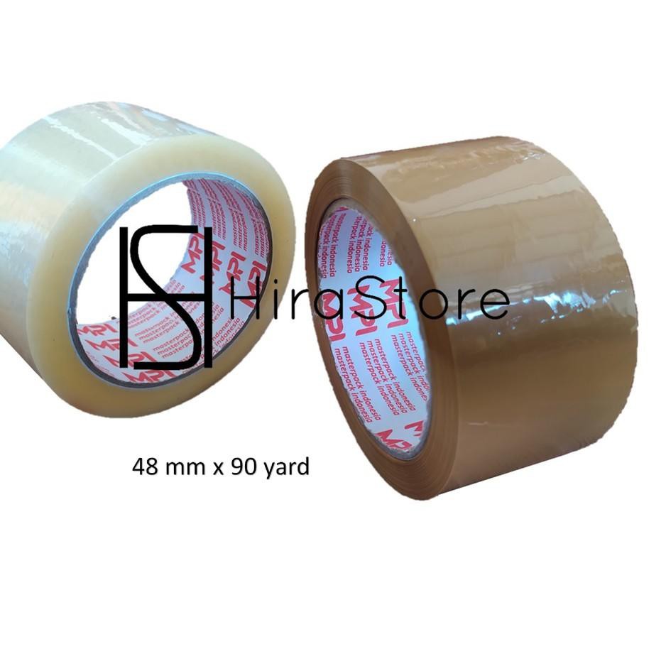 

[KODE 8635] Lakban Bening / Coklat Murah 48 mm x 90 yard