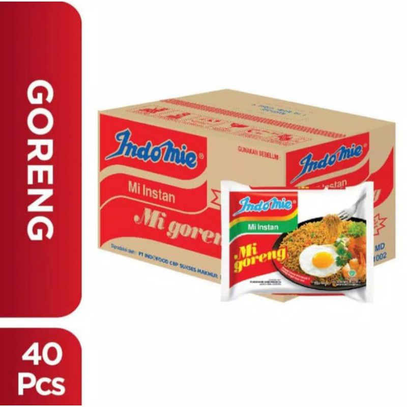

Indomie Goreng 1 Dus Isi 40