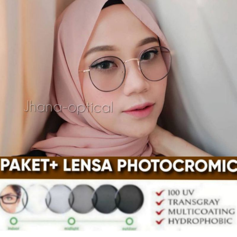 READY STOCK! - FRAME KACAMATA MINUS BESI URSULA 8213 OVAL PRIA WANITA FULL HITAM KACAMATA TRENDY