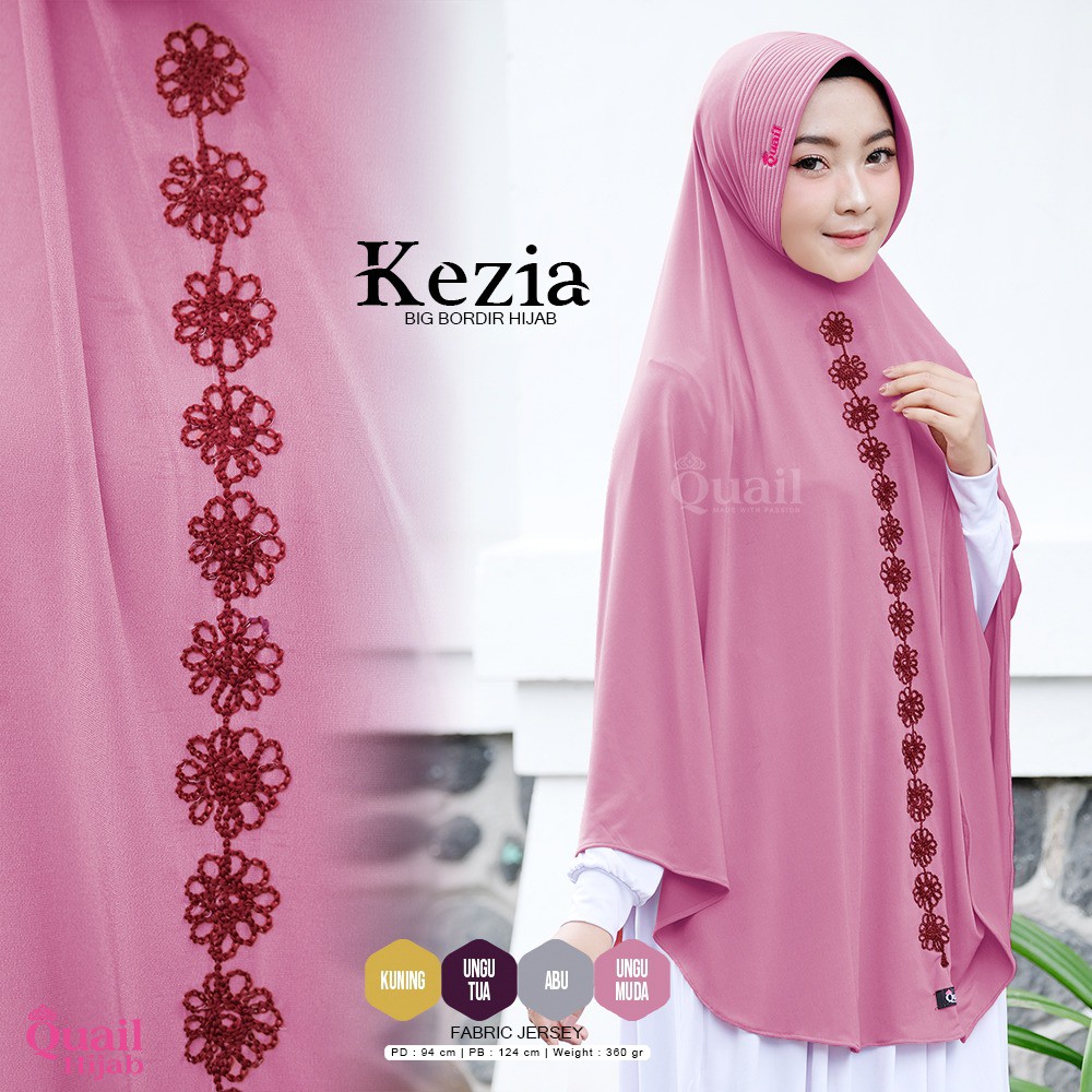 Kezia Jilbab jumbo Quail Hijab