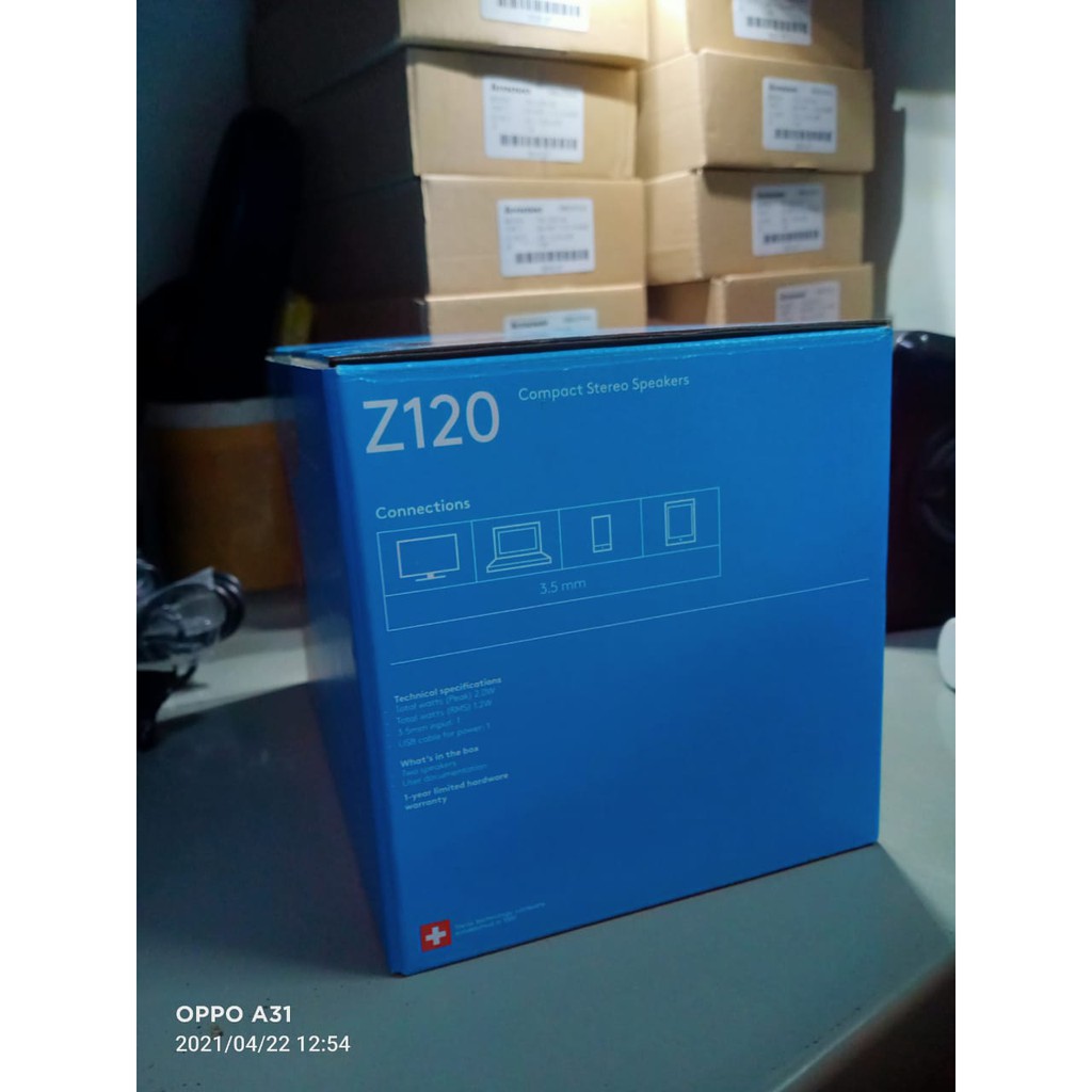 SPEAKER KOMPUTER PC LAPTOP SMARTPHONE HOME DAN KANTOR SPEAKER LOGITECH Z120 ORIGINAL 100%