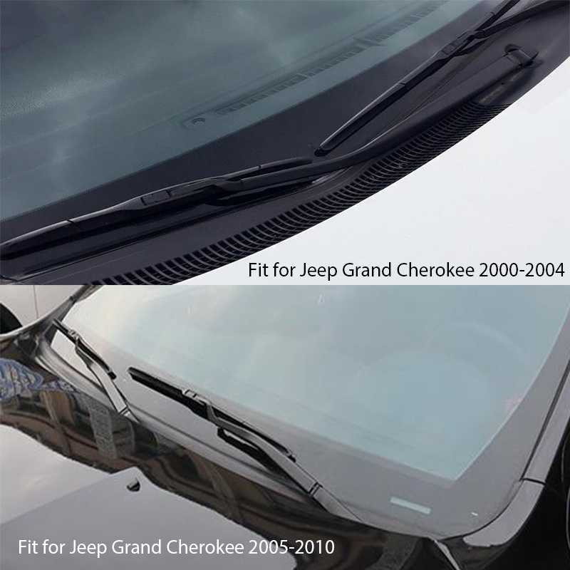 1 Set Karet Wiper Depan Mobil Untuk Jeep Grand Cherokee WJ WK WK2 2018 2017-2000