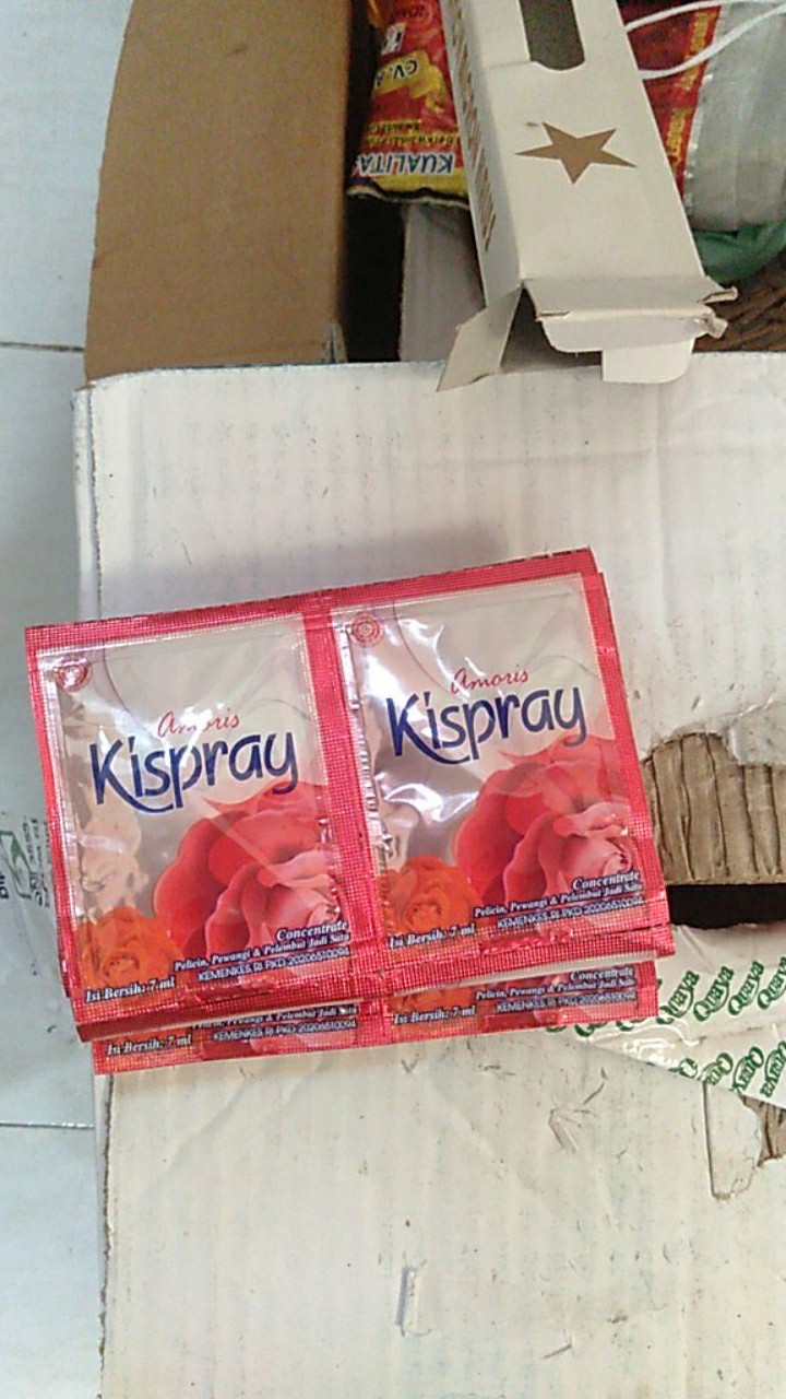 Kispray Sachet Renceng 7 Ml (12 Sachet)