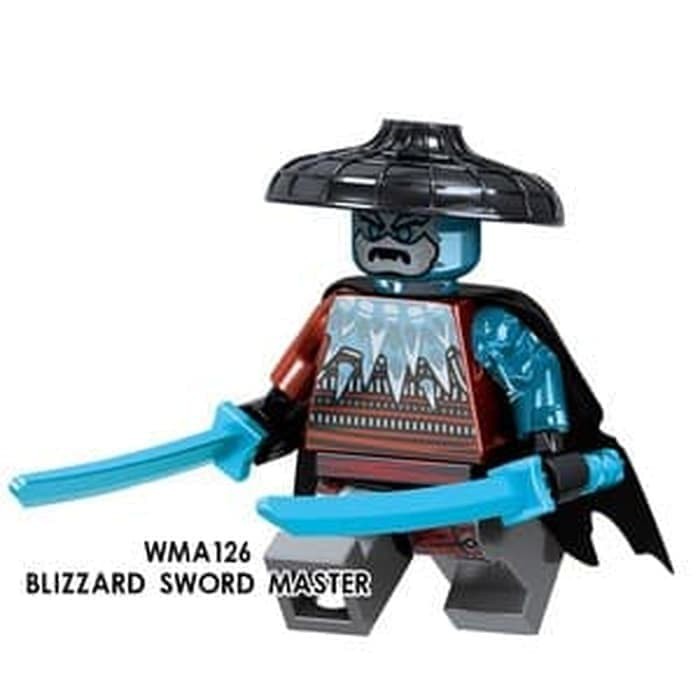 Blizzard Sword Master Lego Minifigure Ninja WMA126 Bootleg