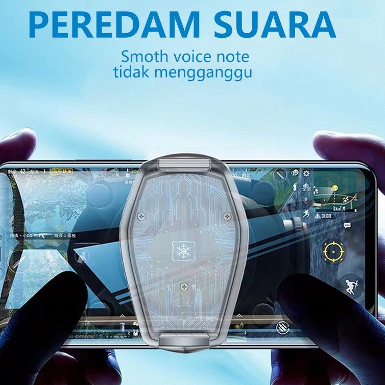 Langsung Beliii.. ISKU Fancooler Pendingin Hp Radiator Cooling Pad hp Mobile Radiator Coolingfan Gam