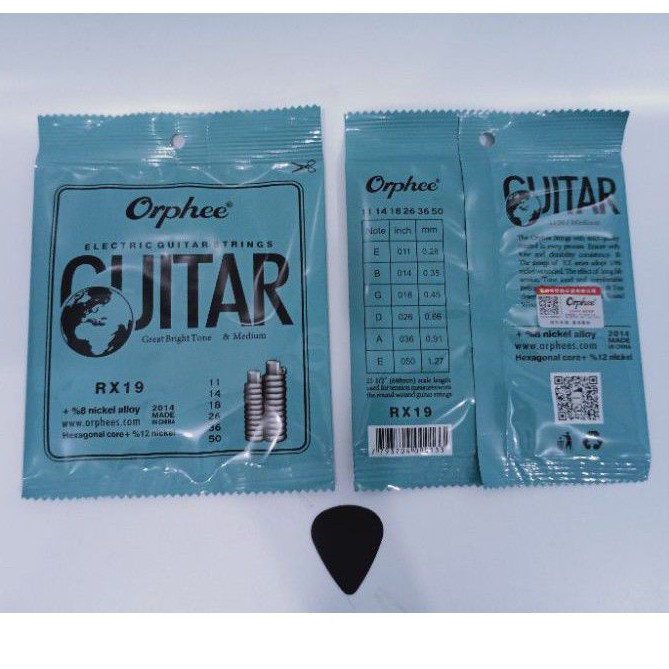 senar gitar orphee eletrik 11-50 RX19 / senar gitar orphee eletrik 1set