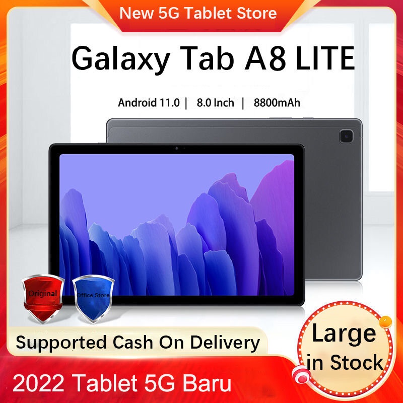 2022 Galaxy Tablet Murah 5G Baru A8Tablet 10 Inci 12GB+512GB Tab Pembelajaran Tablet Android laris m