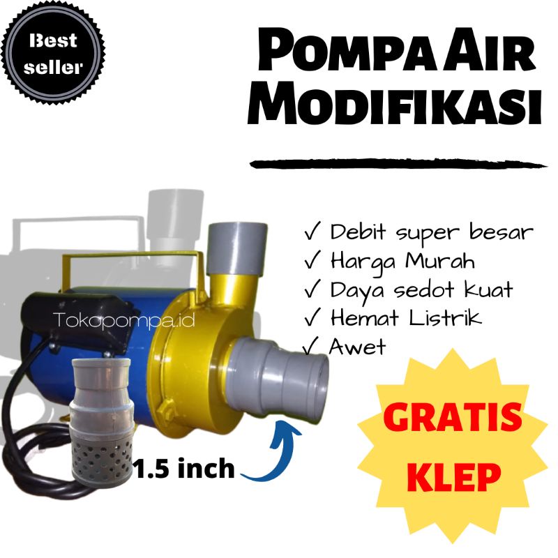 Pompa Air kolam super deras pompa Modifikasi Debit Air Besar