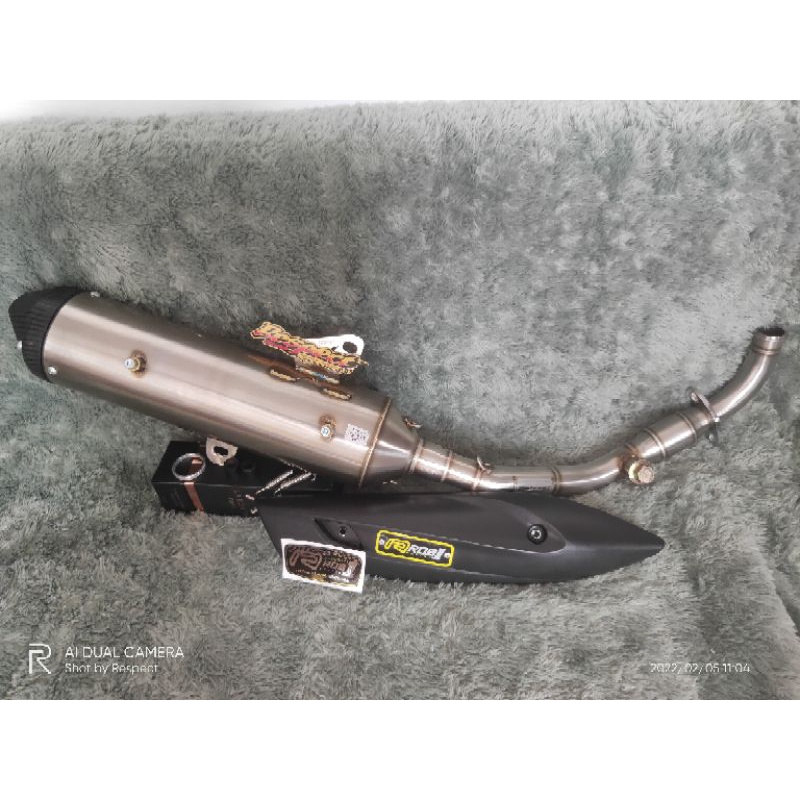 Knalpot Standart Racing Rob1 Aerox - Lexi Bore up 180 up to 200 cc megabomb cap V