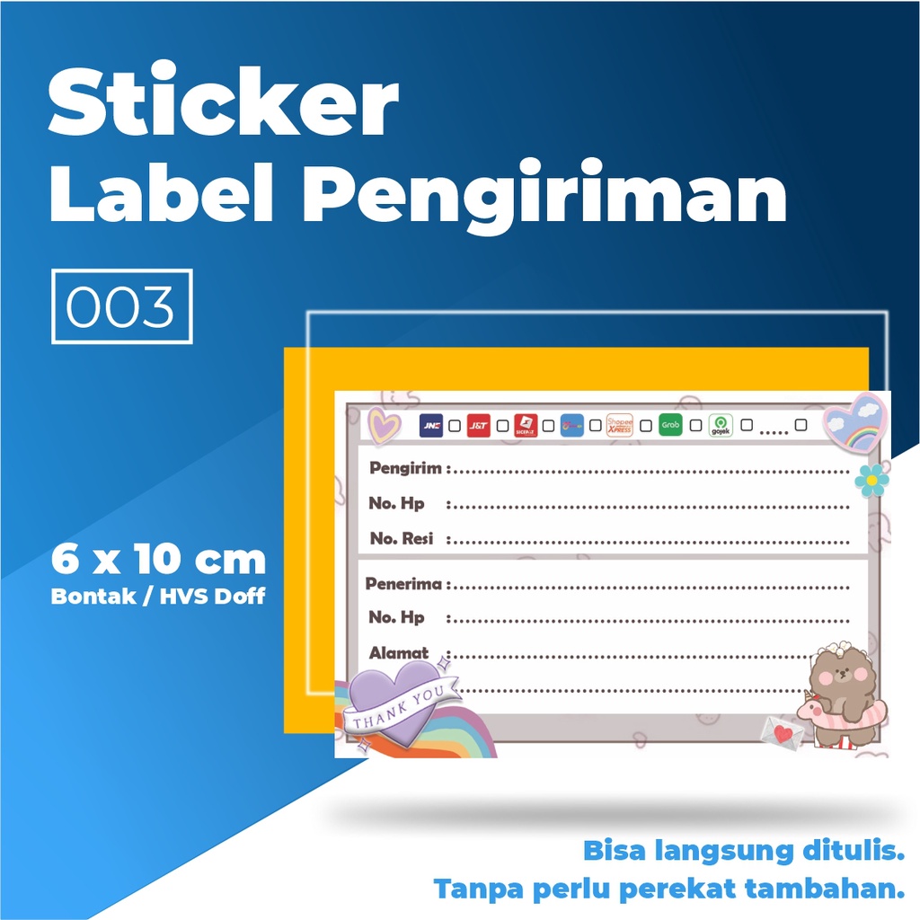 Stiker Pengiriman / Stiker Pengiriman Olshop / Stiker Label Pengiriman / Sticker Fragile-5