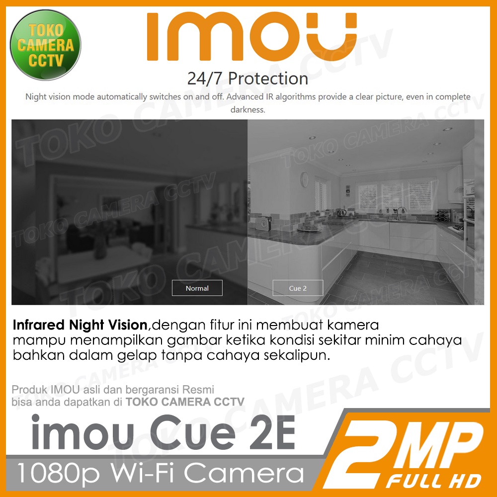 IMOU CUE 2e 1080p CCTV WIFI KAMERA IP CAMERA WIRELESS IMOU CUE 2